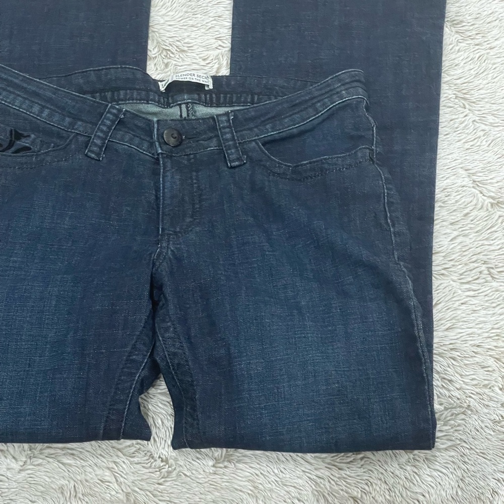 Lee Women's Deep Indigo Straight Leg Jeans - Picture 6 of 7